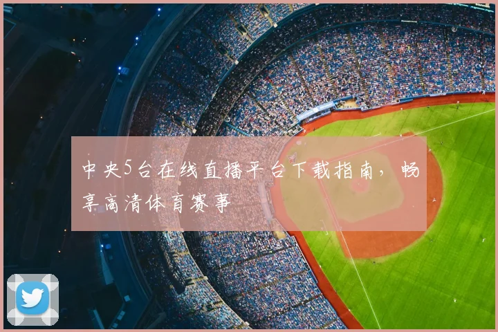 中央5台在线直播平台下载指南，畅享高清体育赛事